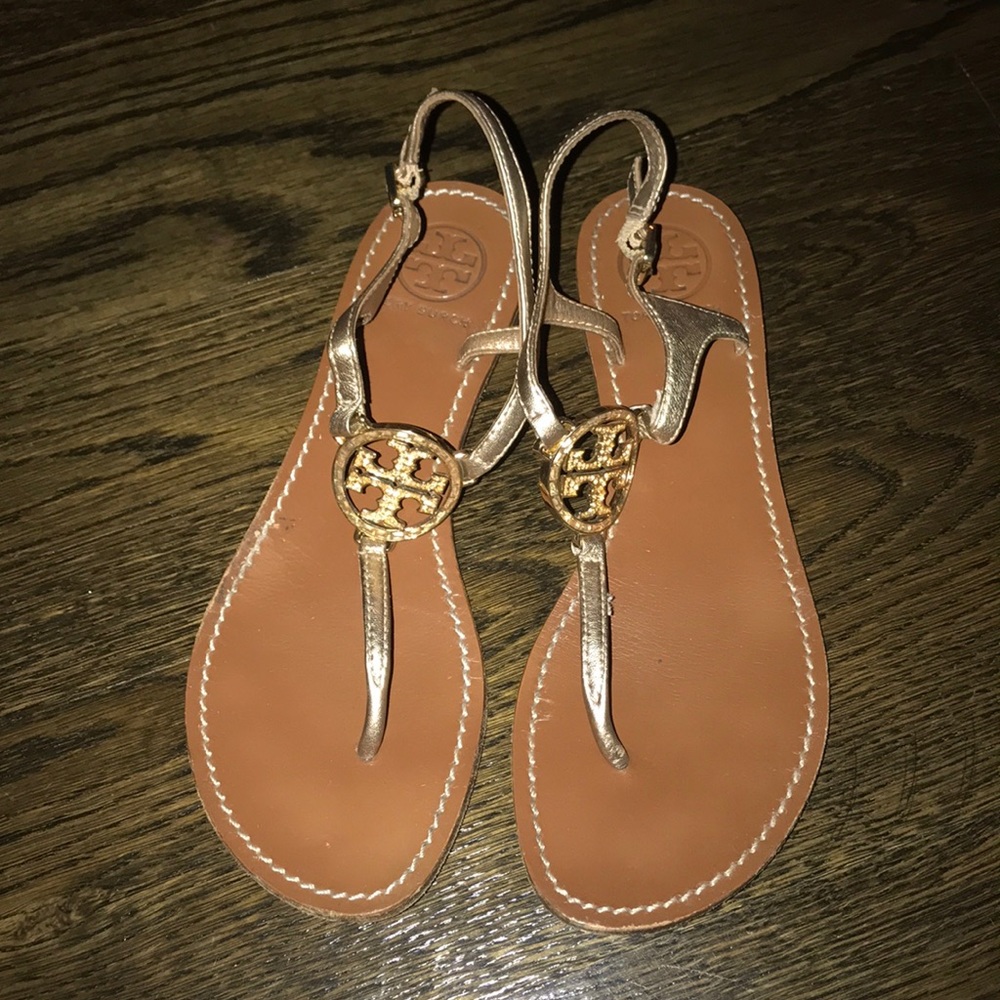Tory Burch Gold Sandals